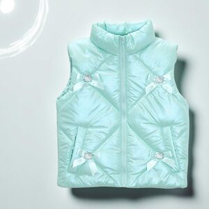 BOGO + FREE GIFT WITH PURCHASE Hello Kitty Mint Green Puffer Vest Any size combo